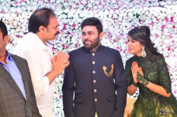 Celebs at Talasani Srinivas Yadav Daughter Wedding Reception